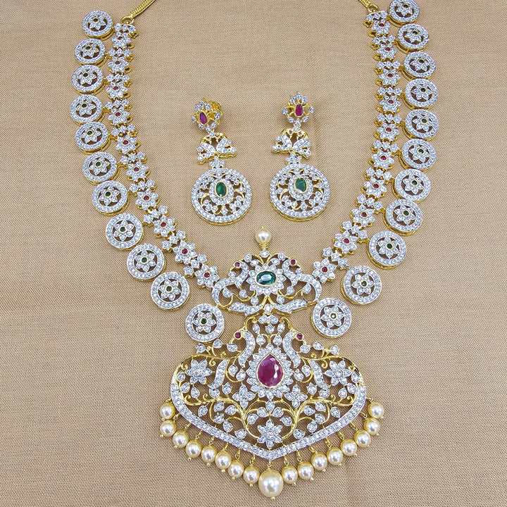 Silver bottu Mala necklace