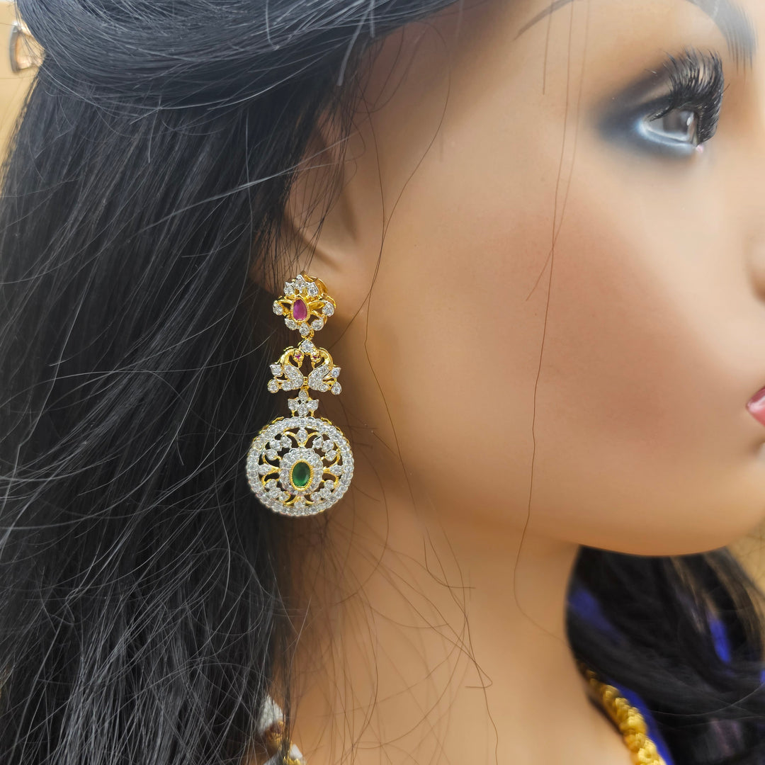 Silver bottu Mala necklace