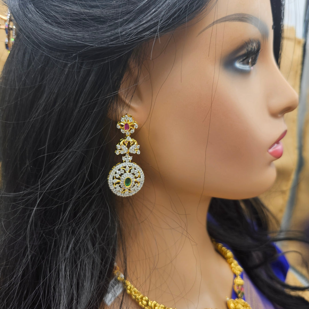 Silver bottu Mala necklace