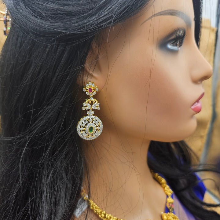 Silver bottu Mala necklace