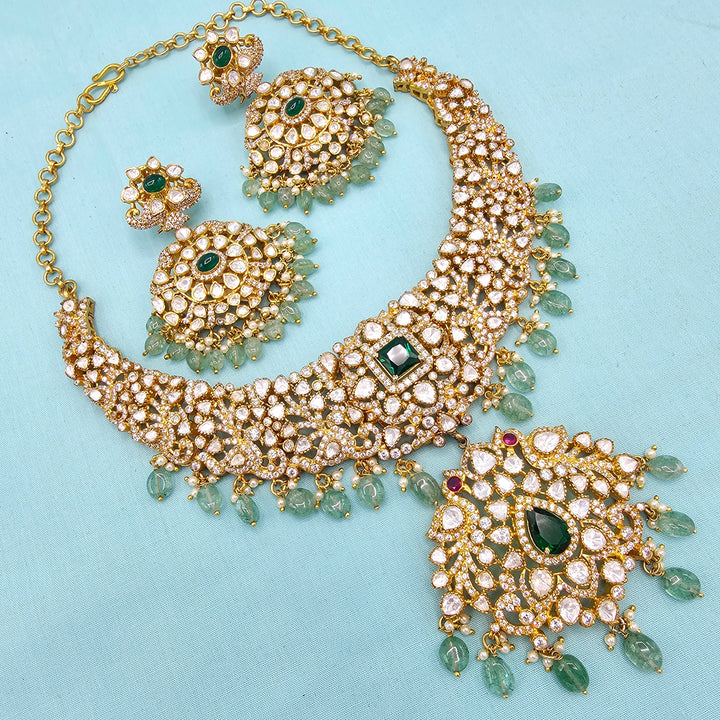 Moissanite necklace set