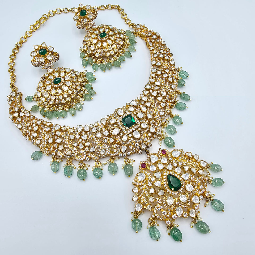 Moissanite necklace set