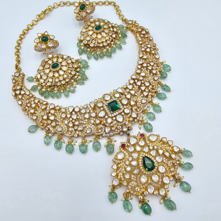 Moissanite necklace set