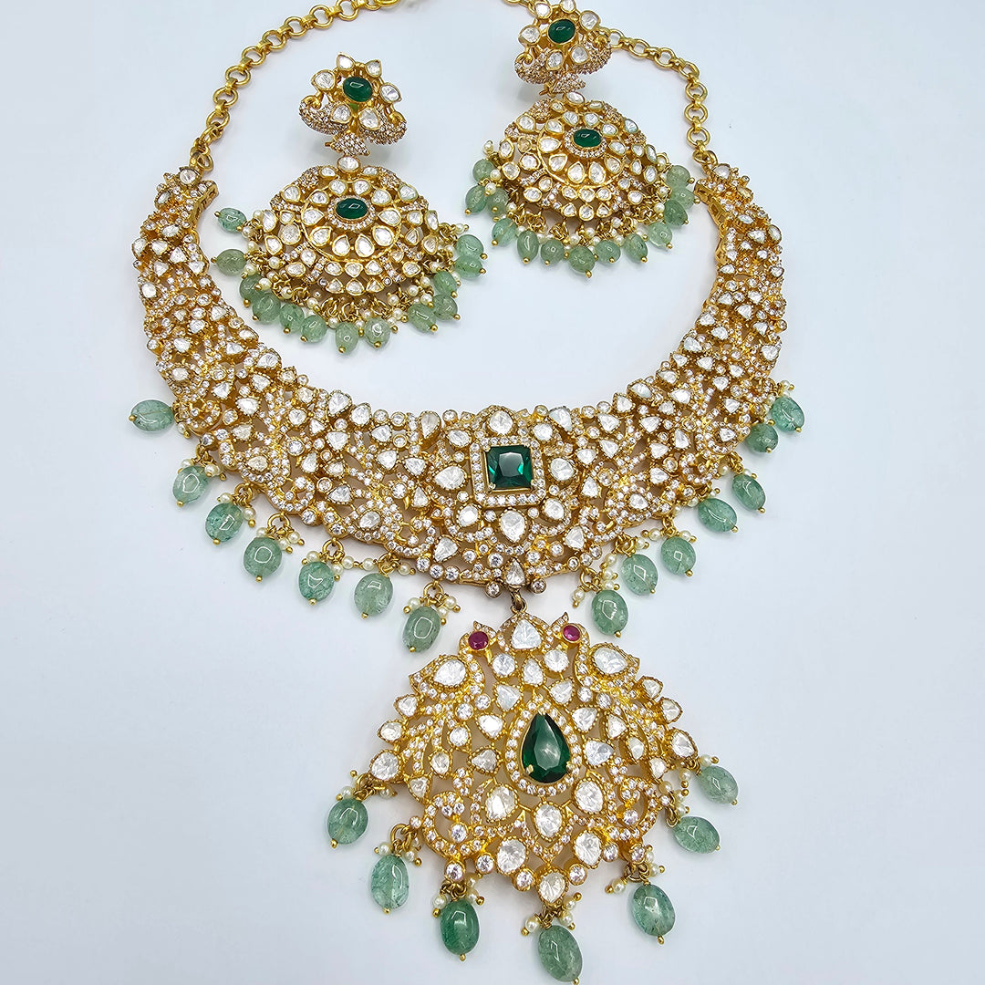 Moissanite necklace set