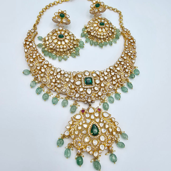 Moissanite necklace set