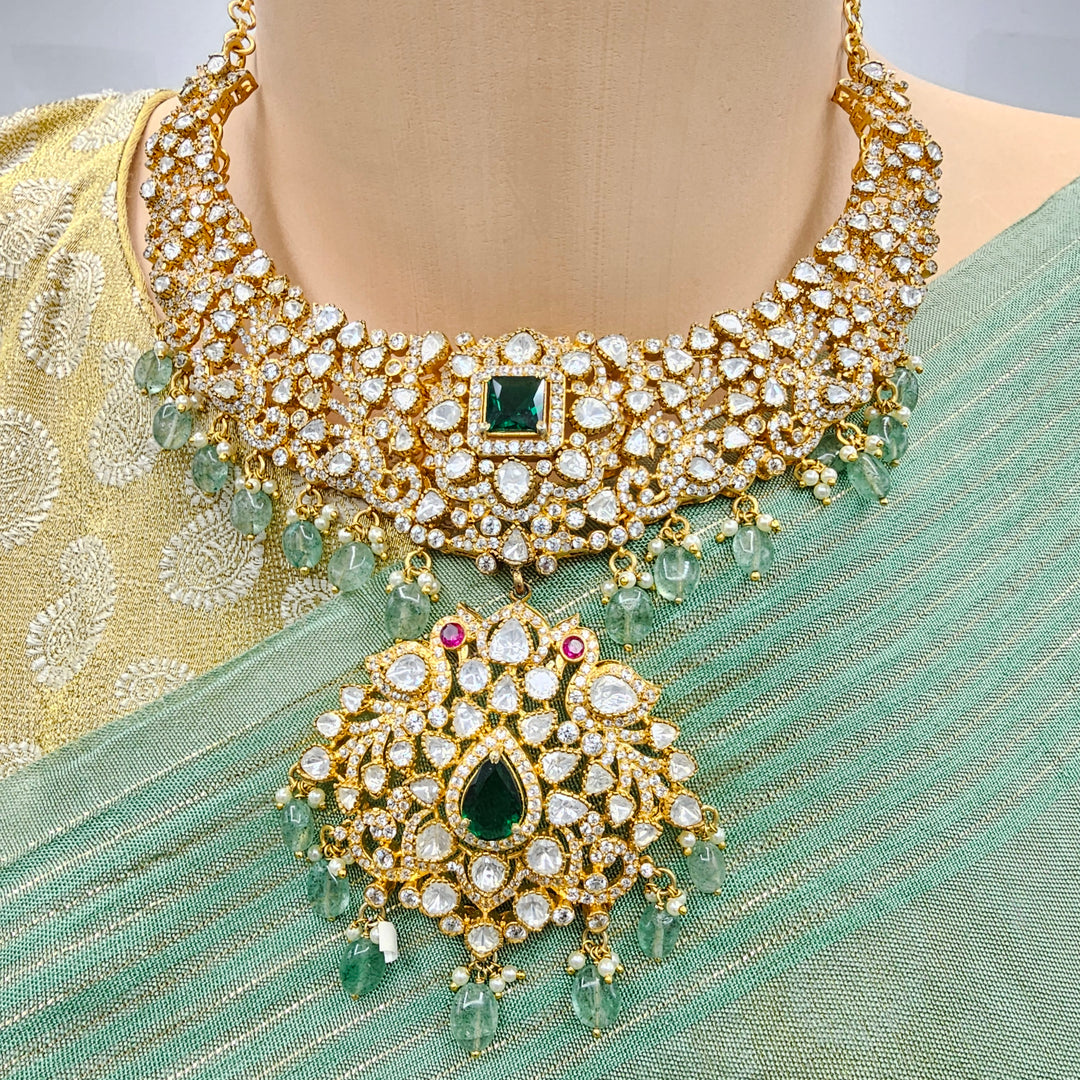 Moissanite necklace set