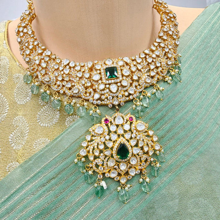 Moissanite necklace set