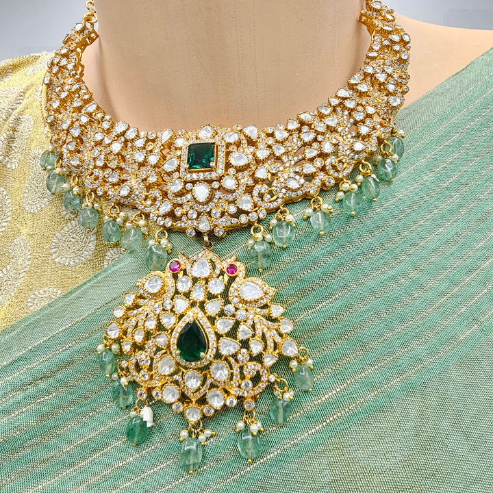 Moissanite necklace set