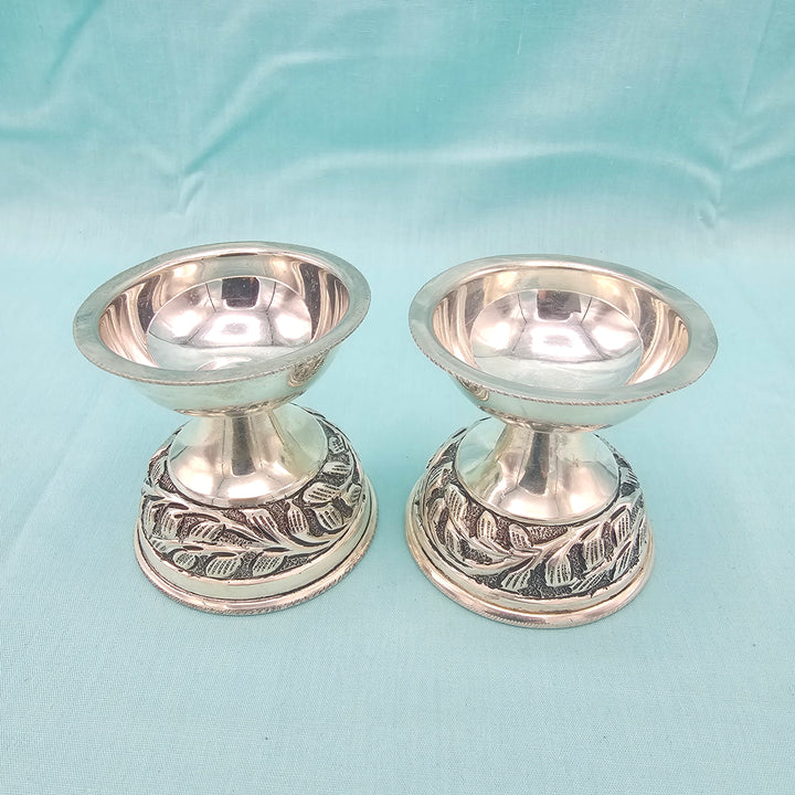 92.5 Pure Silver deepam