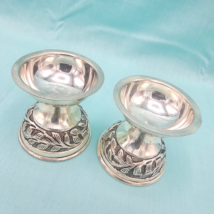 92.5 Pure Silver deepam