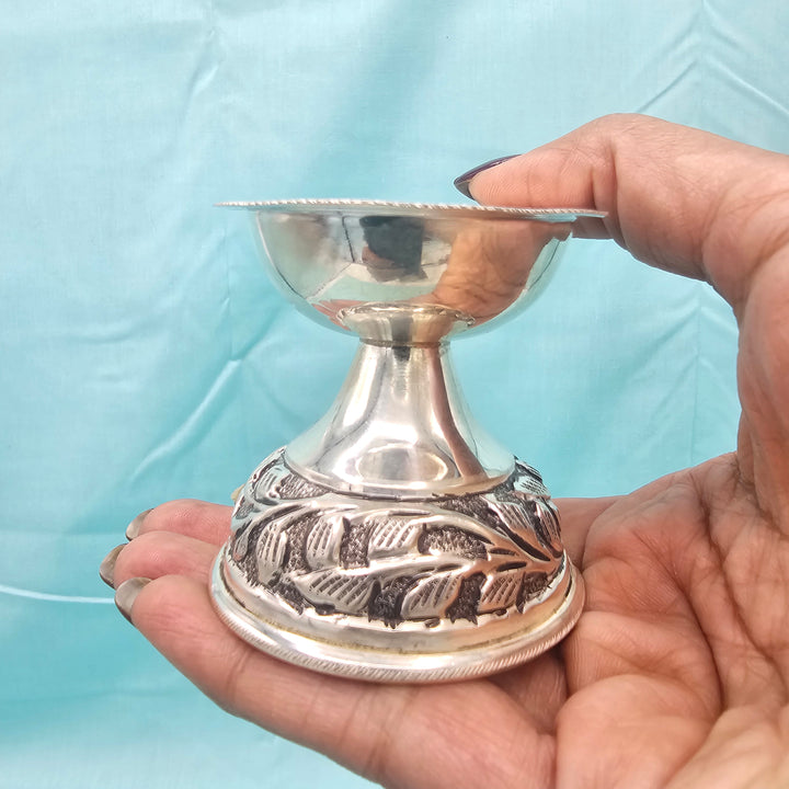 92.5 Pure Silver deepam
