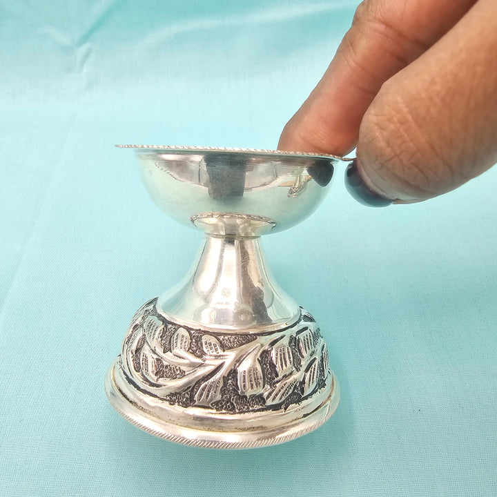 92.5 Pure Silver deepam