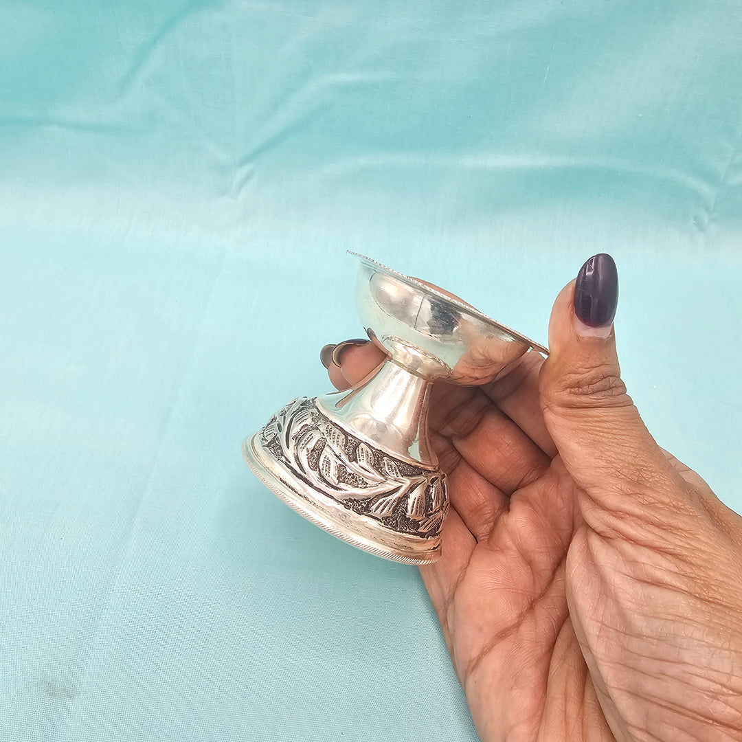 92.5 Pure Silver deepam
