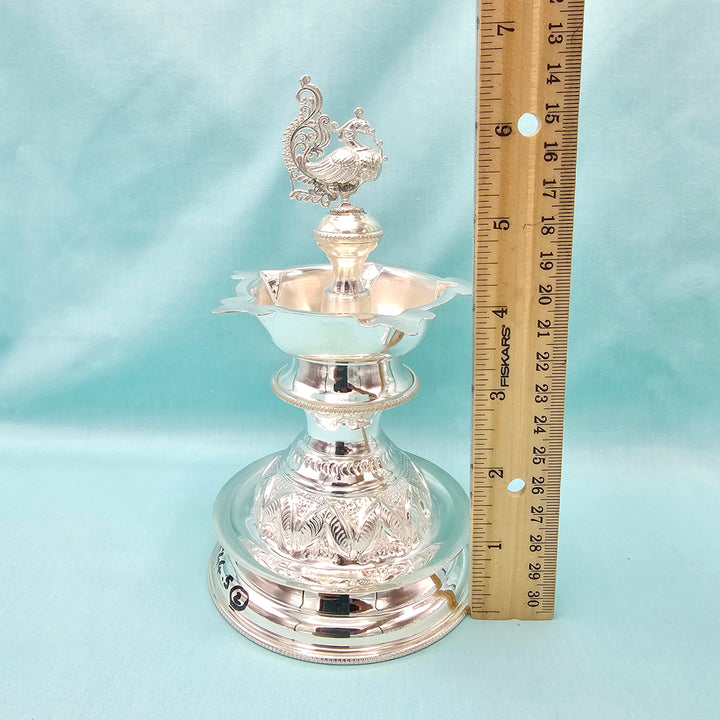 SILVER 13.5" Deepam set