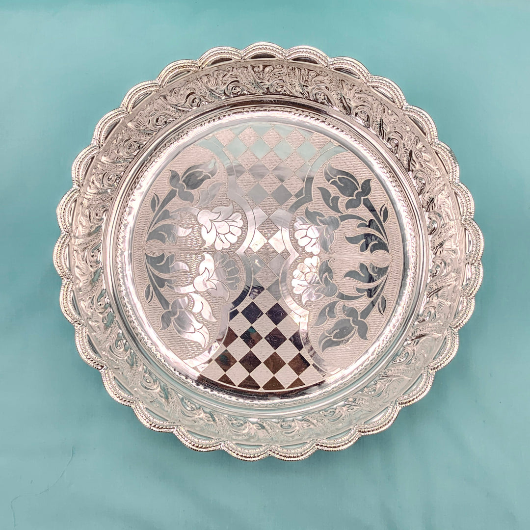 10" Silver Big plate