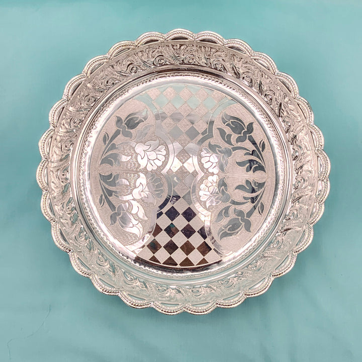 10" Silver Big plate