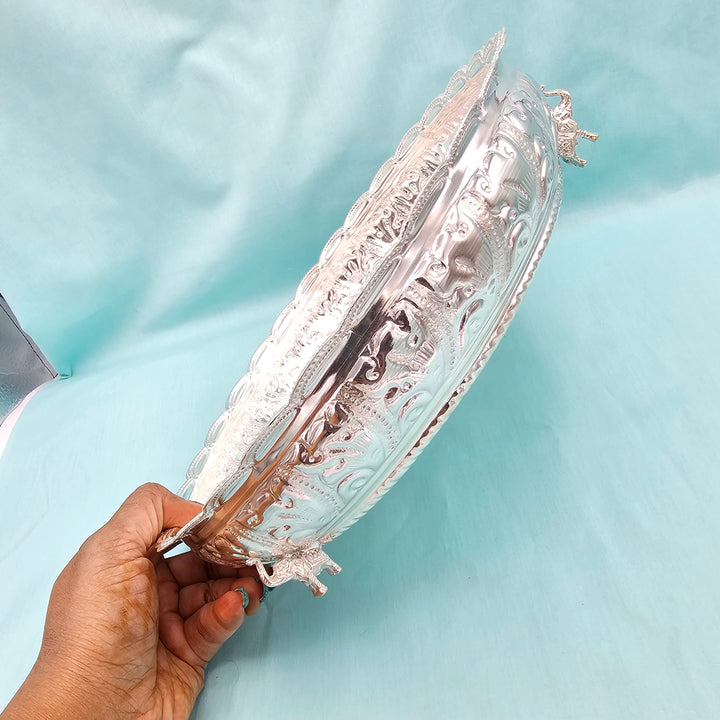 10" Silver Big plate