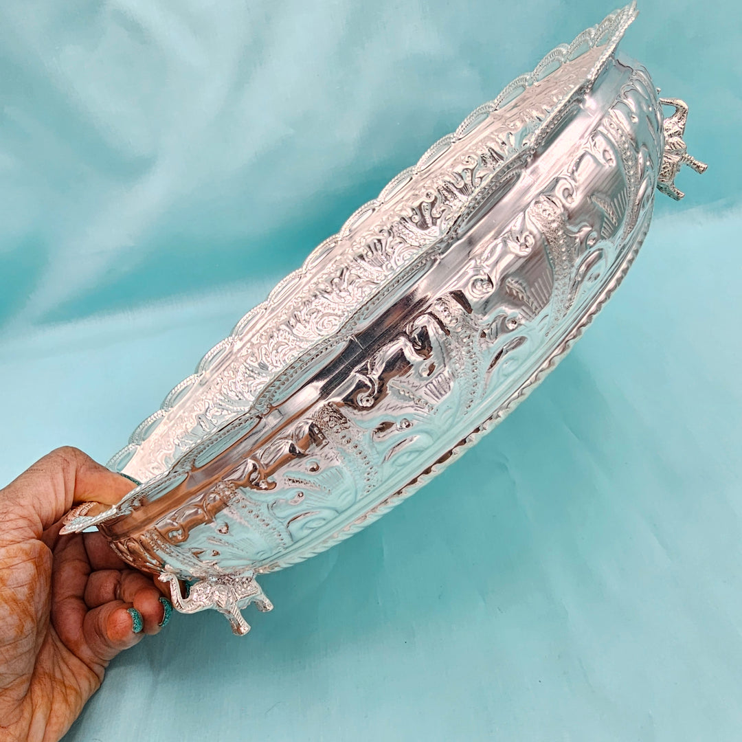 10" Silver Big plate