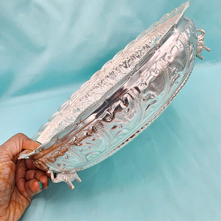 10" Silver Big plate