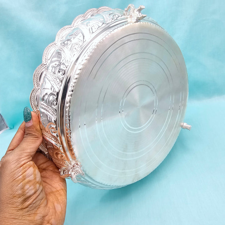 10" Silver Big plate