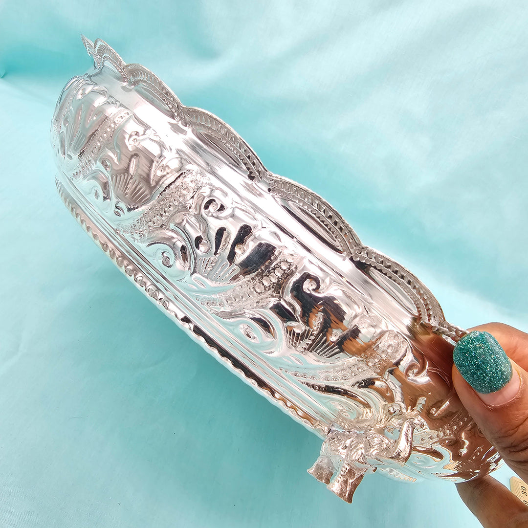 10" Silver Big plate