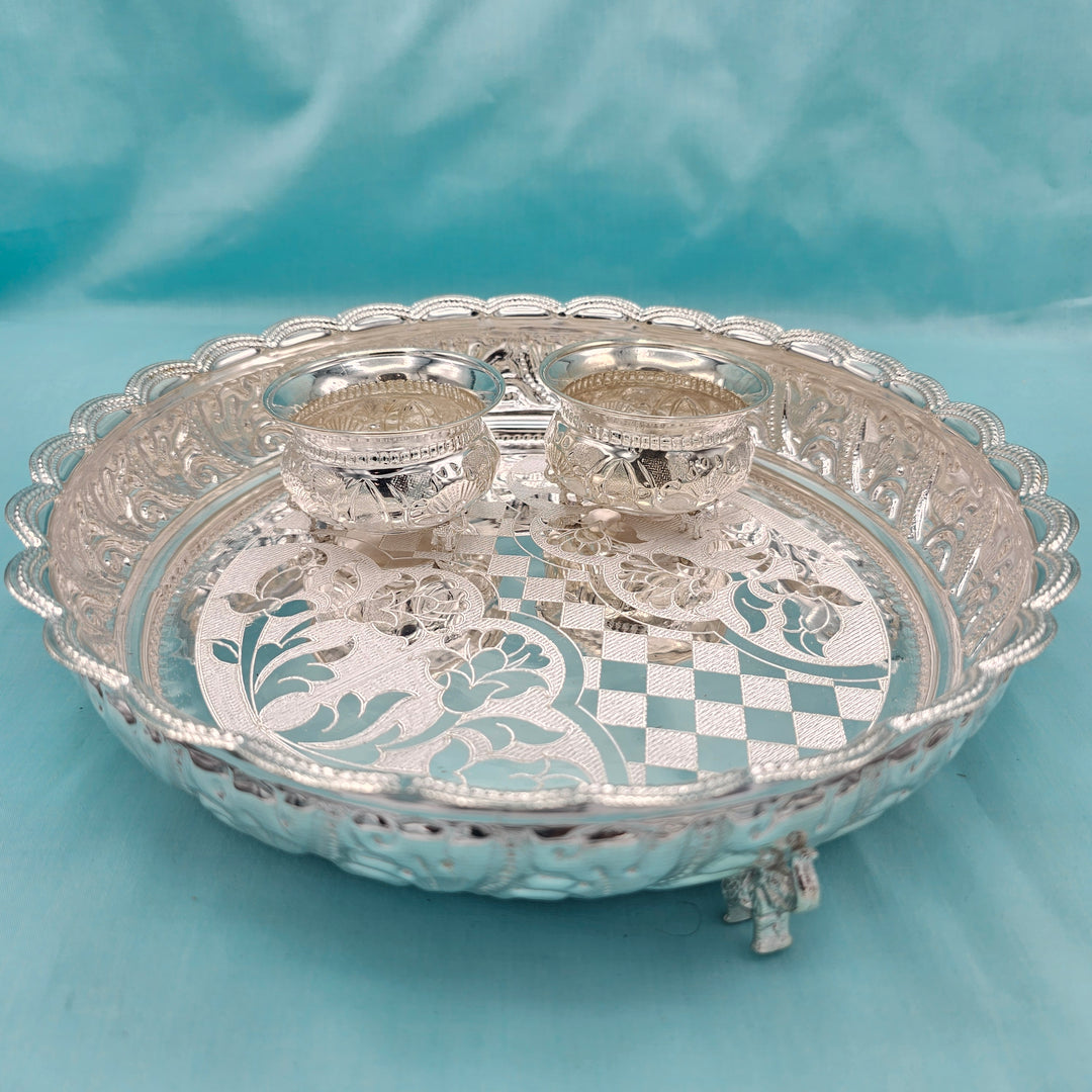 10" Silver Big plate