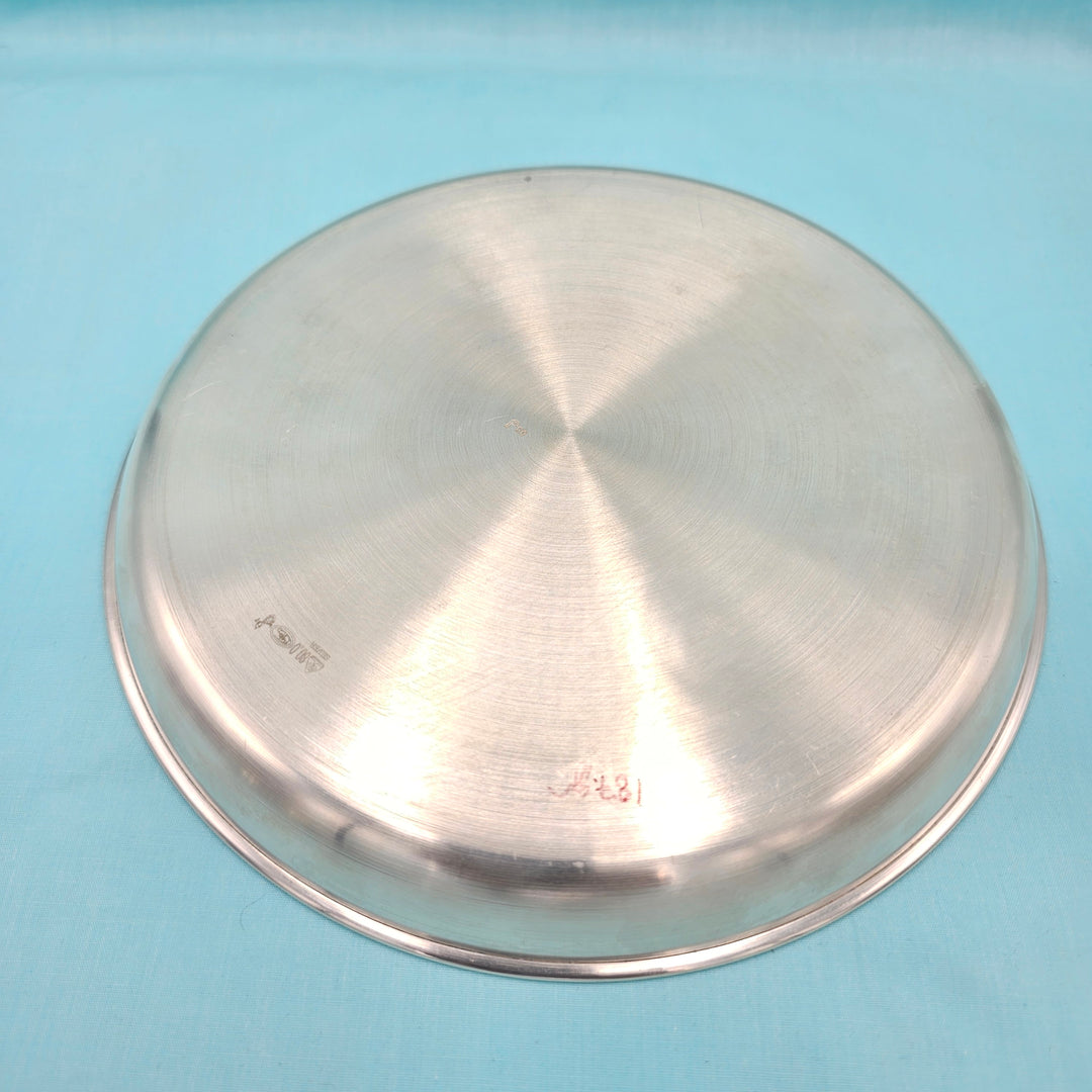 8" Silver Pooja Plate