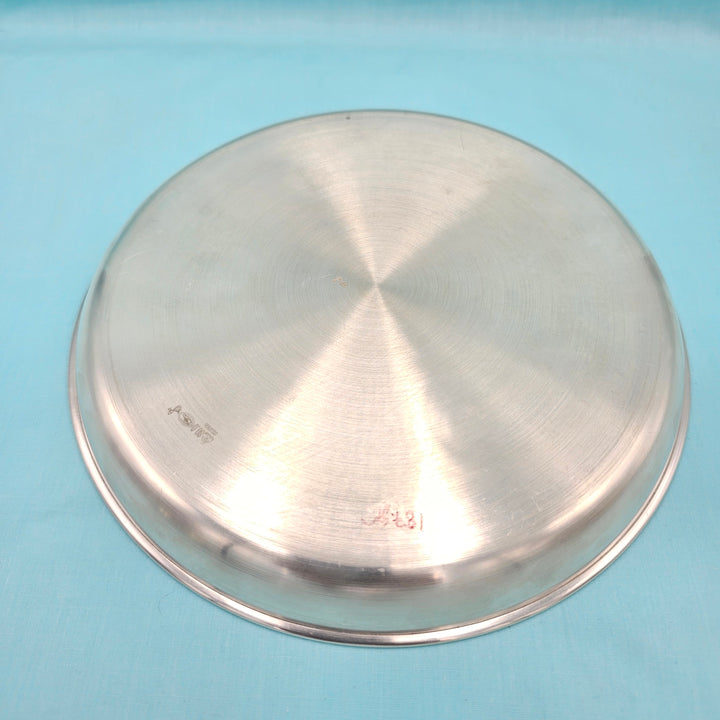 8" Silver Pooja Plate