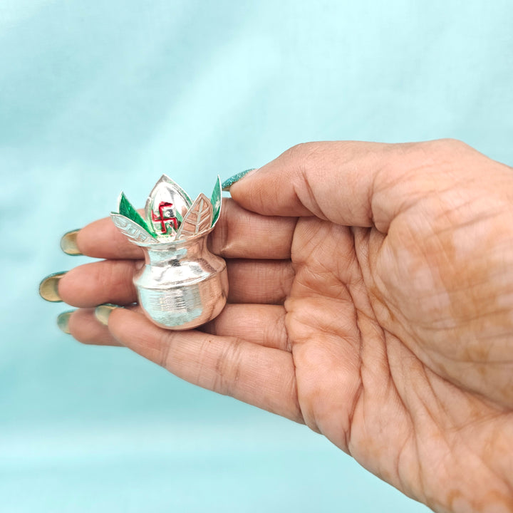 Enamel paint silver kalasham