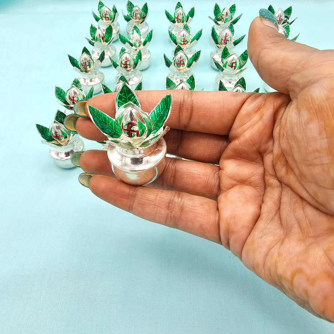 Enamel paint silver kalasham
