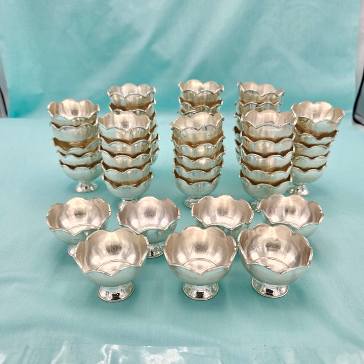 silver prasadham bowls