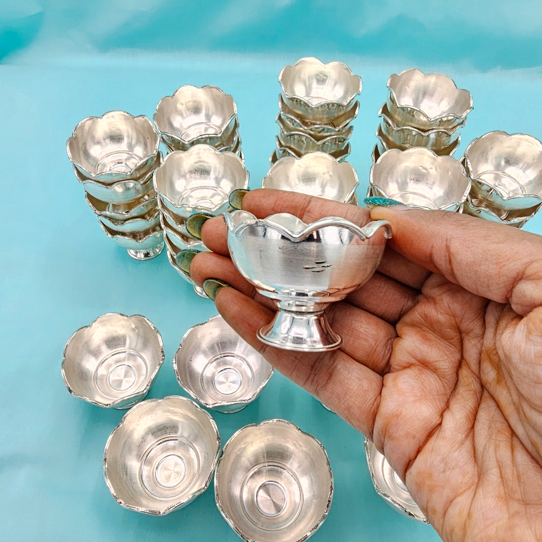 silver prasadham bowls