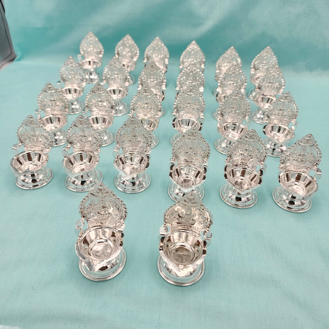 Silver small Kamakshi deepam