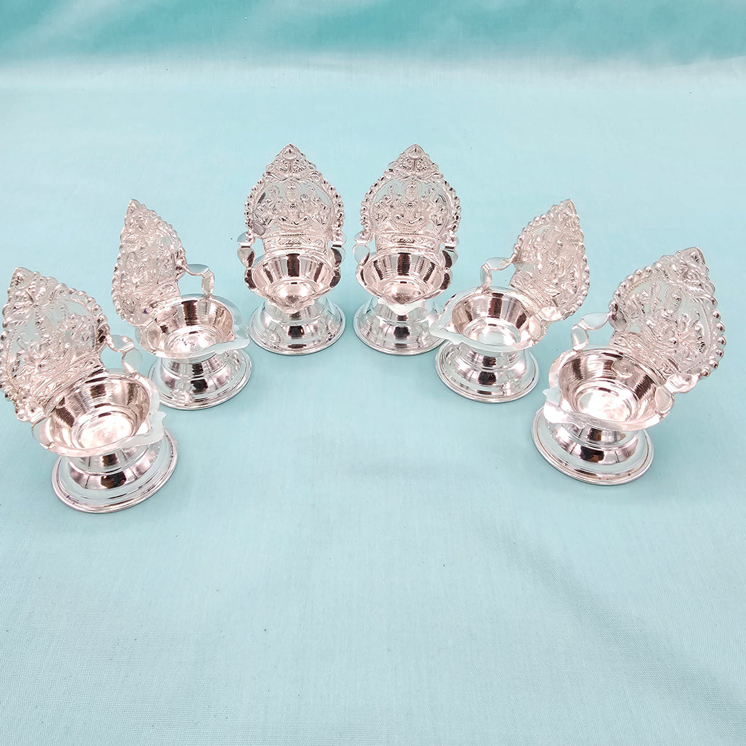 Silver small Kamakshi deepam