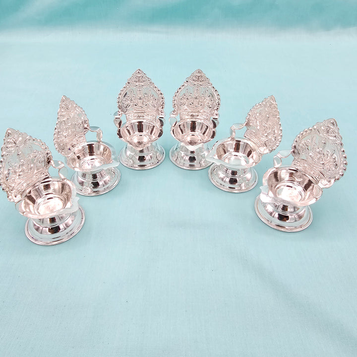 Silver small Kamakshi deepam