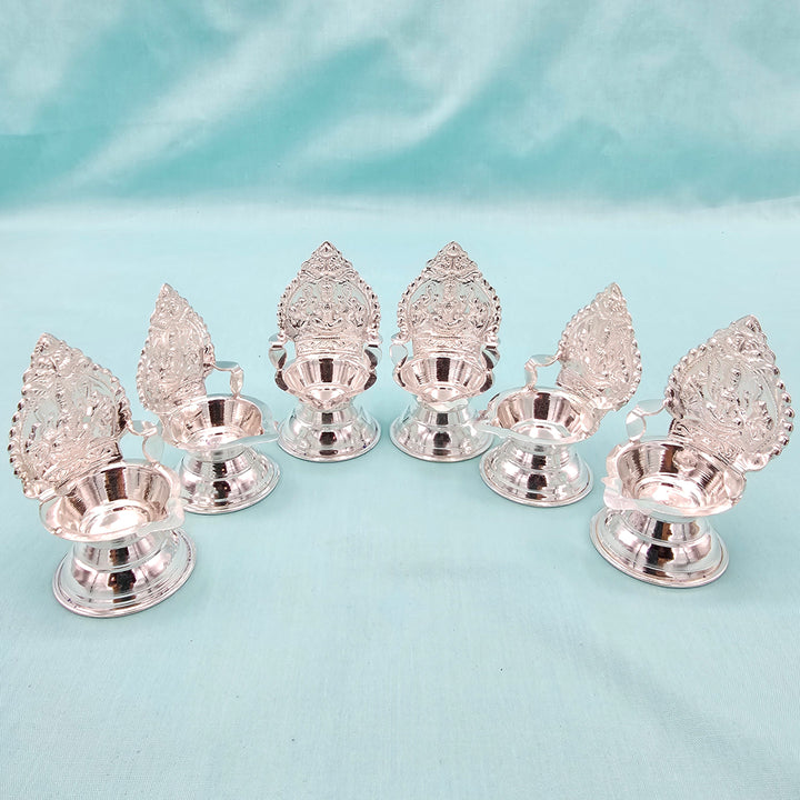 Silver small Kamakshi deepam