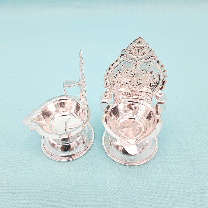 Silver small Kamakshi deepam