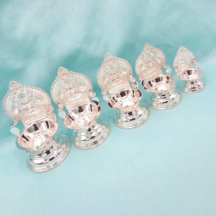 Silver Kamashi deepam sets
