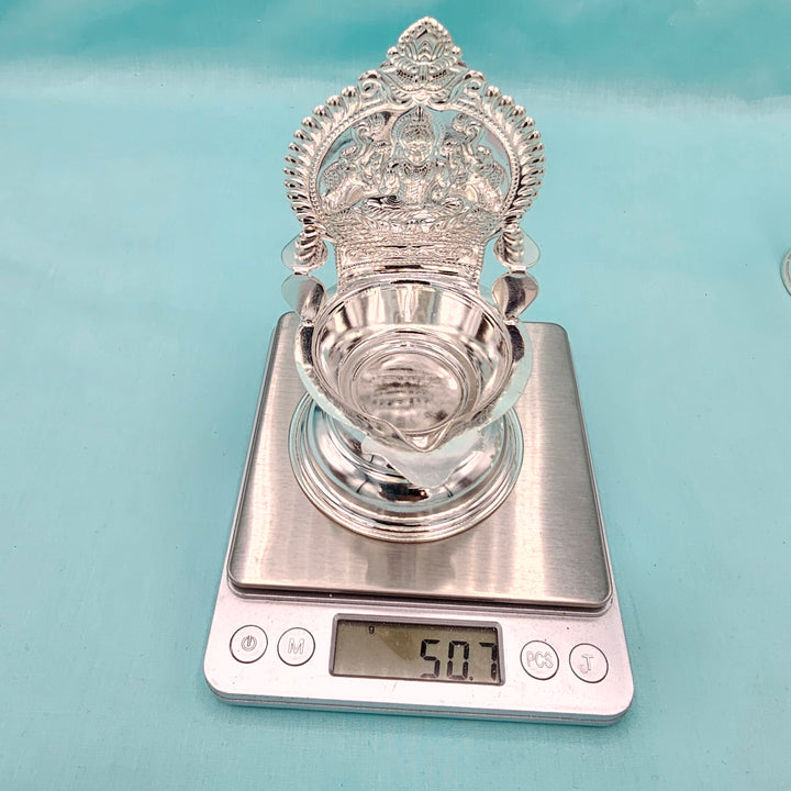 Silver Kamashi deepam sets