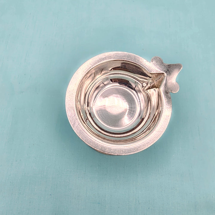 Daily pooja Silver deepam