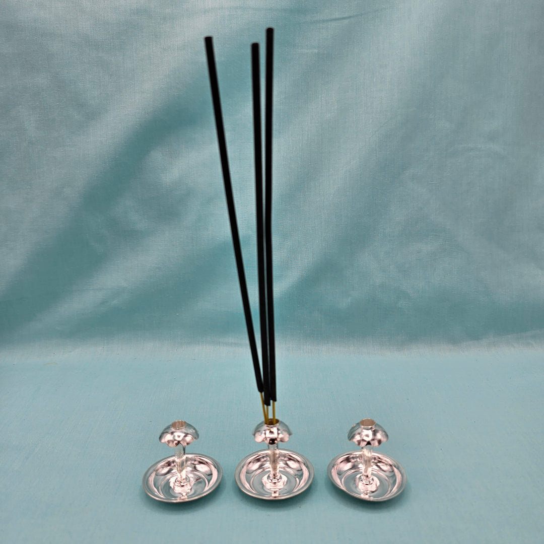 Silver Agarbatti stand