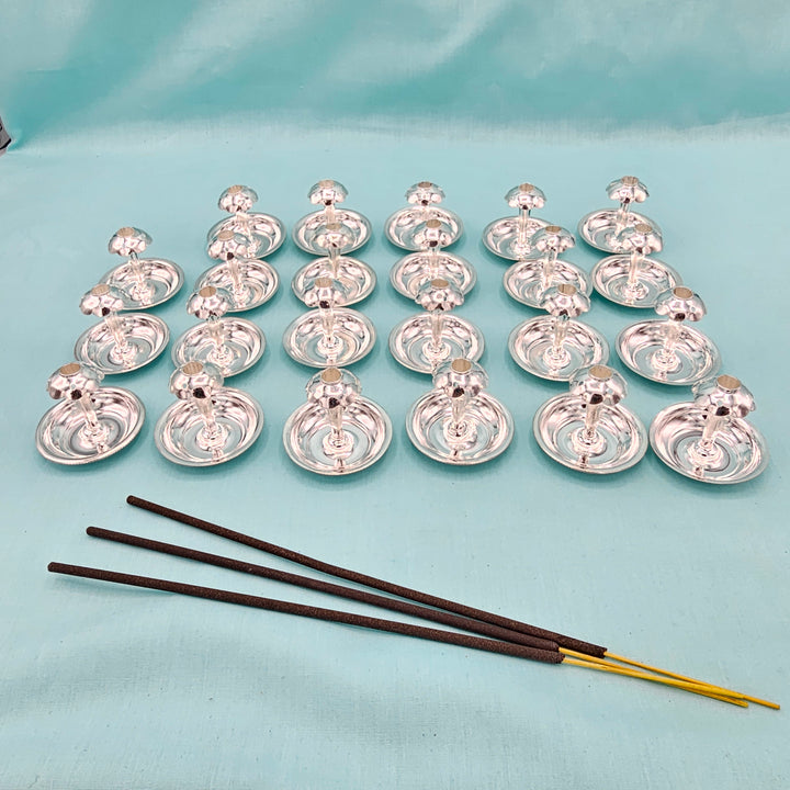Silver Agarbatti stand