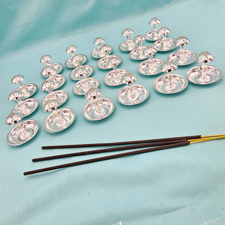 Silver Agarbatti stand