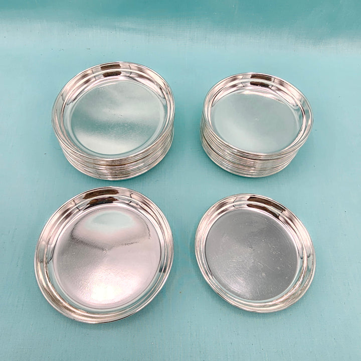 3"Silver small plate