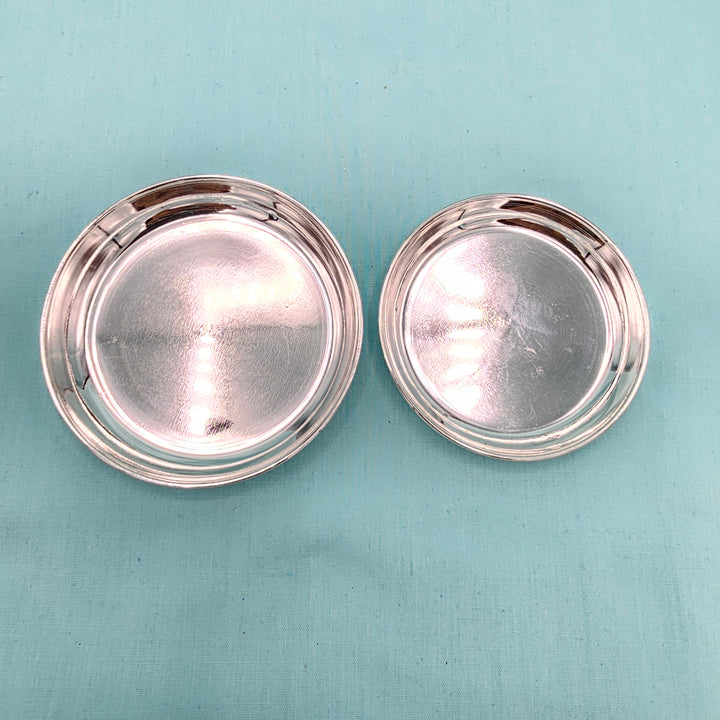 3"Silver small plate