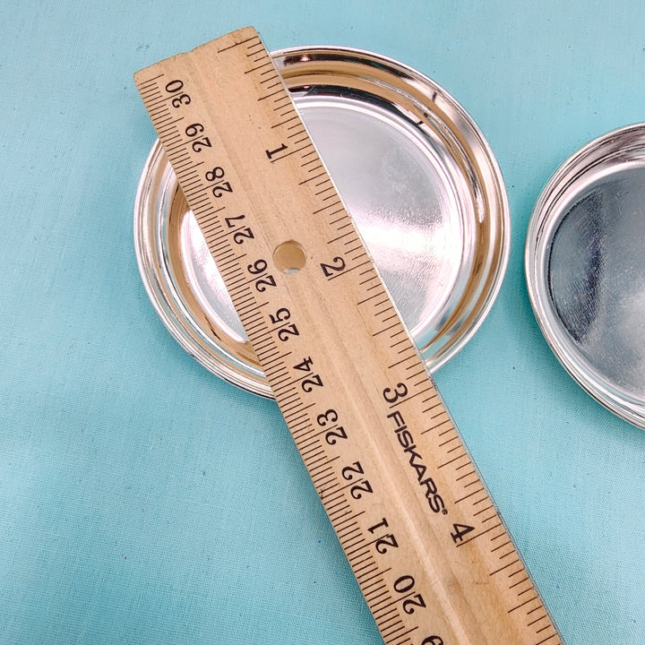 3"Silver small plate