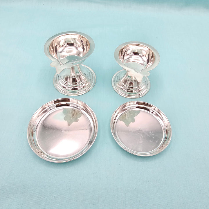 3"Silver small plate