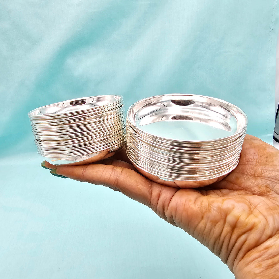 3"Silver small plate