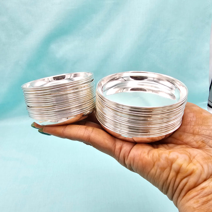 3"Silver small plate