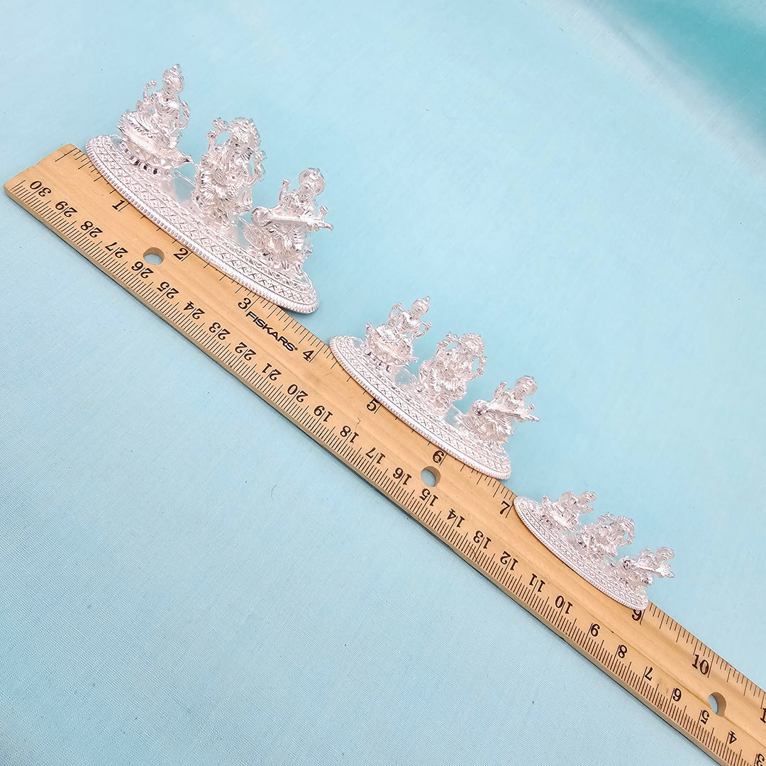 Pure Silver Trimurthi idols